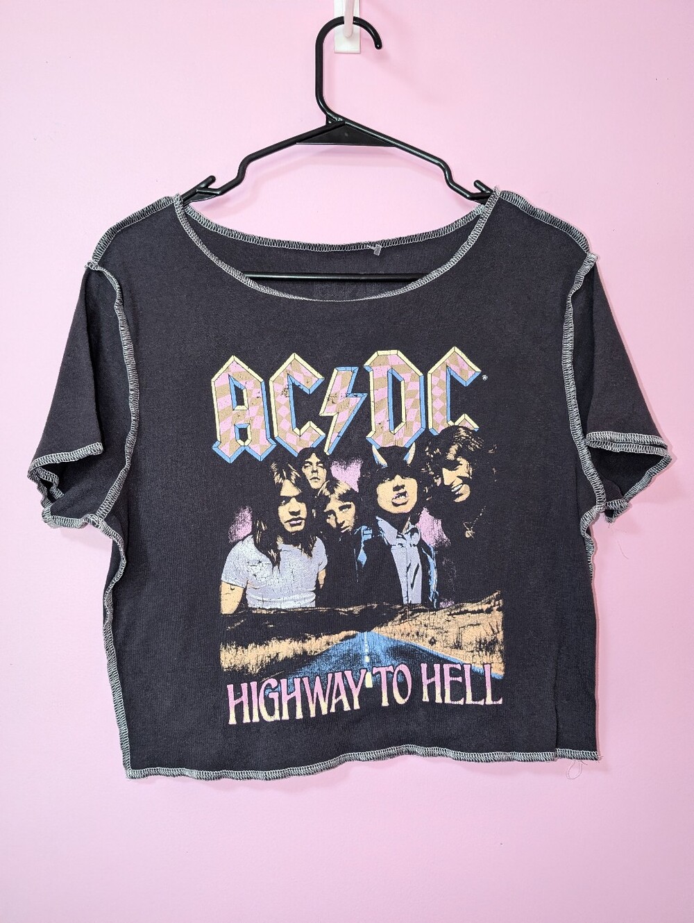 AC/DC Highway To Hell Crop Top